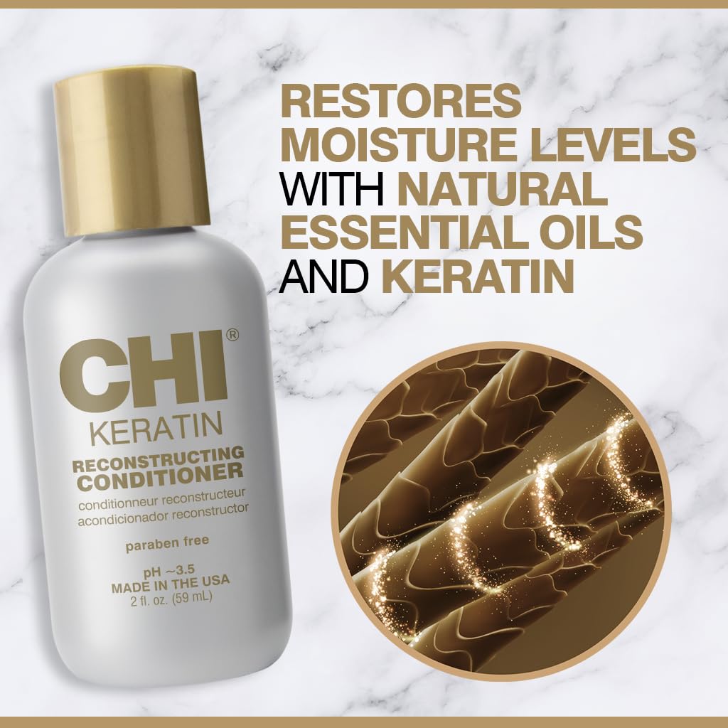 CHI Keratin Reconstructing Conditioner, 2 Fl Oz